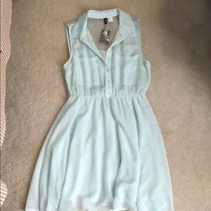 Baby blue dress